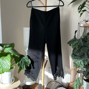 Ochirly Black Lace Pant